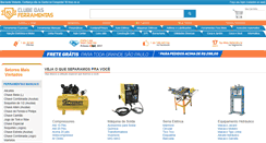 Desktop Screenshot of clubedasferramentas.com.br